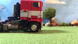 Bumblebee movie Optimus Prime Test Transformers Stop Motion