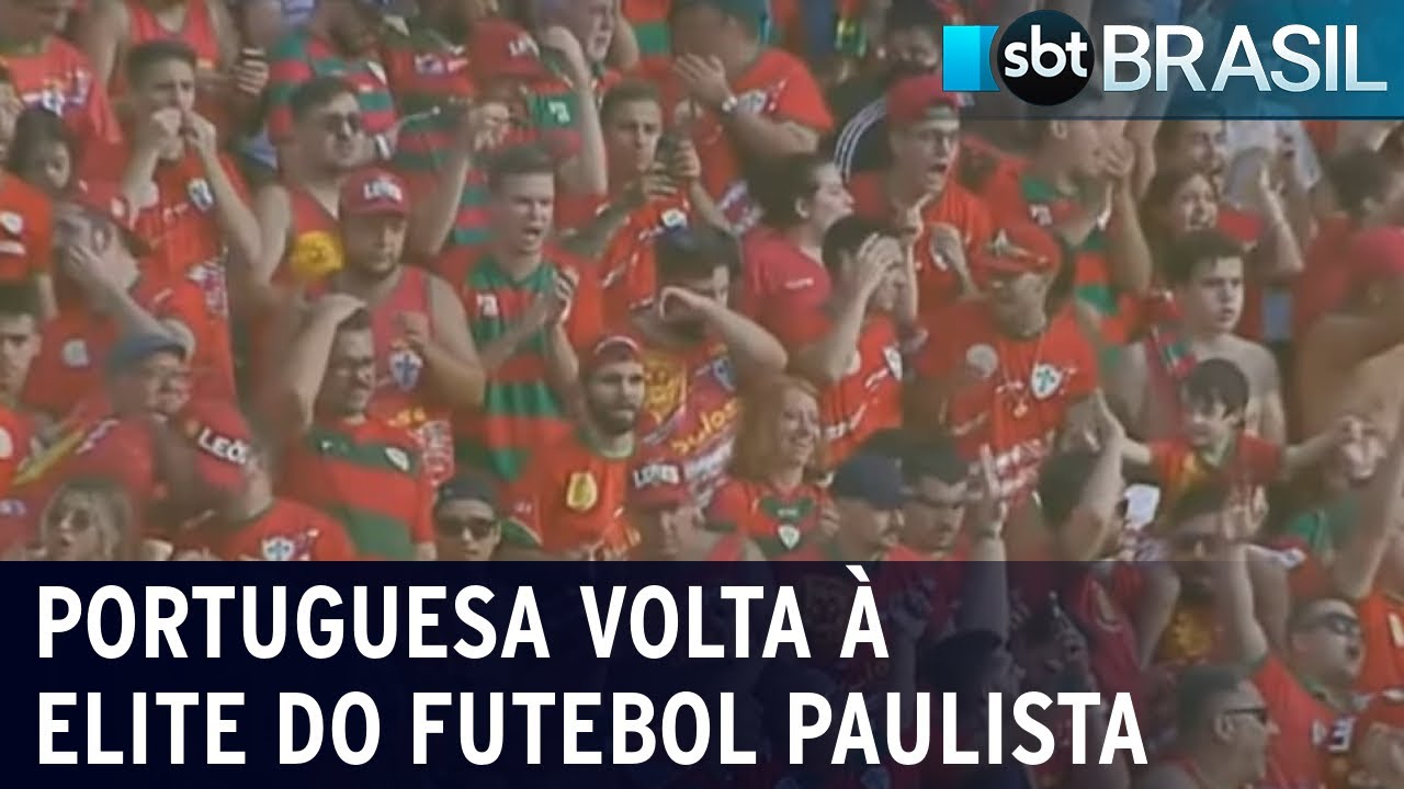 Portuguesa está de volta à elite do futebol paulista | SBT Brasil (15/04/22)