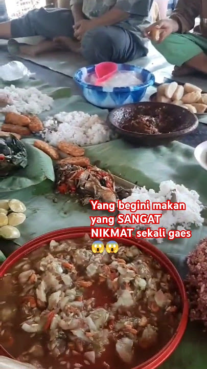 Makan yang paling NIKMAT SEKALI. Di suasana TENGAH SAWAH 😱 #makan #food #makananenak