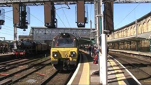 Colas rail 70s at Carlisle station 20th April 2023