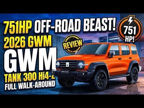 751HP Off-Road Beast! 2026 GWM TANK 300 Hi4-Z Full Review