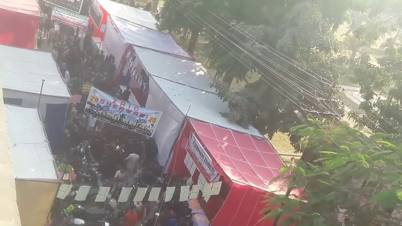 AMU Students Union  election 2017,18 final Speech day.