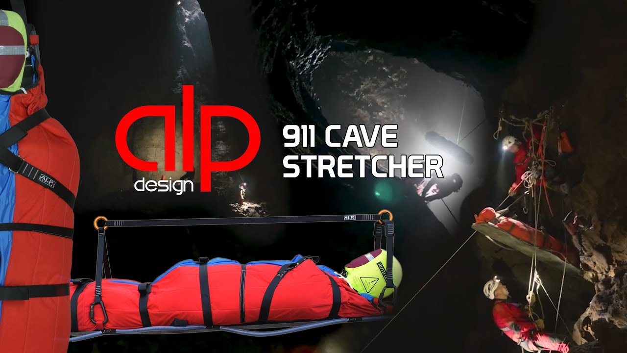 Alpdesign 911 CAVE: Stretcher developed and designed for cave rescue!