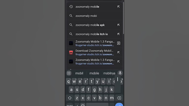 Cara download zoonomaly mobile