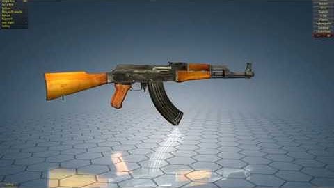 How Ak 47 3D - Full Assembly-Disassembly firing functions