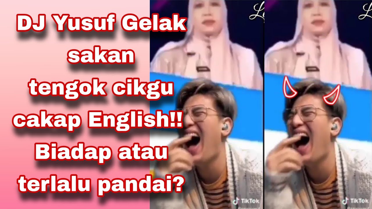 Viral Dj Radio Gelak Sakan Tengok Cikgu Cakap English Youtube