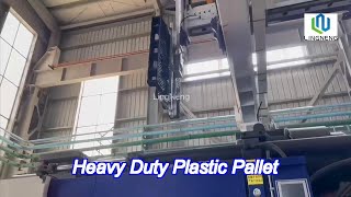 customized heavy duty plastic pallets 1165 x 1165 x 155mm for beer / beverage industry