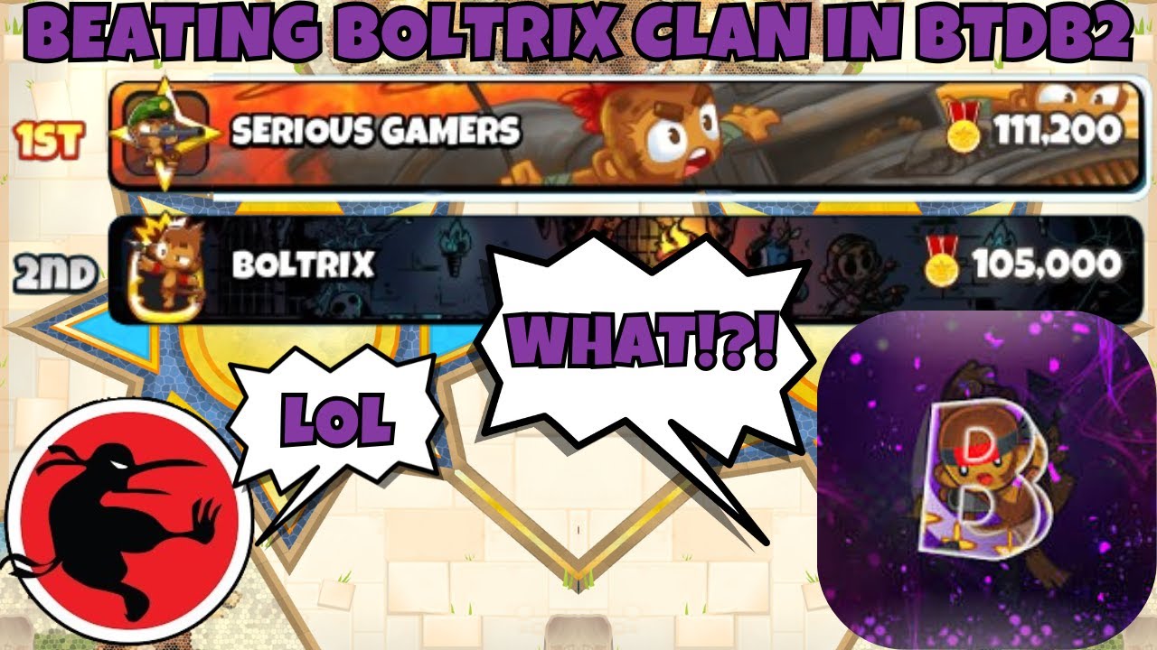We Beat BOLTRIX’s Clan in BTDB2! 🔥 (Top 1 Clan Showdown)