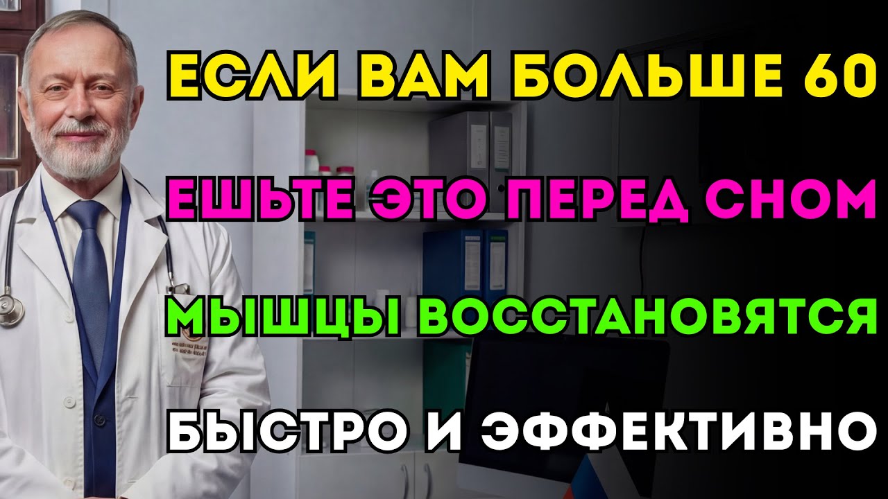 Пожилые люди! Ешьте это на ночь, чтобы не потерять мышцы во сне! 8 продуктов, №1 вас шокирует!