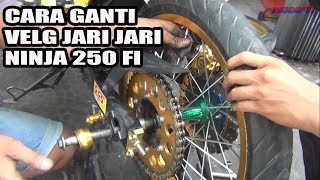 Ganti VelG Jari-Jari Ninja 250 FI
