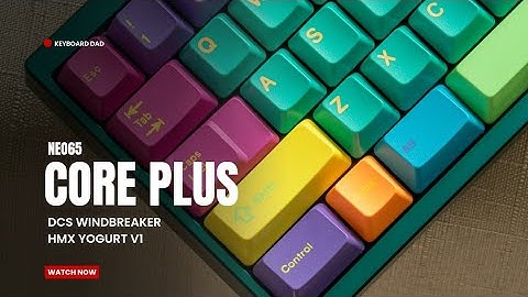 Neo65 Core Plus + Alu Plate + HMX Yogurt V1