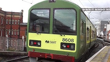 Irish Rail 8500 Class Dart Train number 8608 - Connolly Station, Dublin