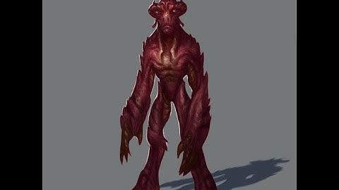 Creature Design with Kyle Brown at The Gnomon Workshop Bipedal Alien