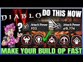 Diablo 4  how to make your build powerful fast  season 4 tips  tricks  best builds easy  more