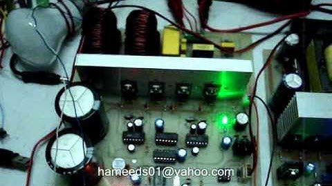 Sine Wave Inverter (SMPS)  Voltage PID Controller using PIC