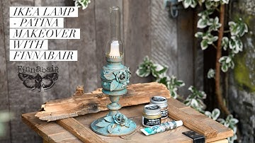 Lamp - Patina Makeover with Finnabair - FB Live Upload