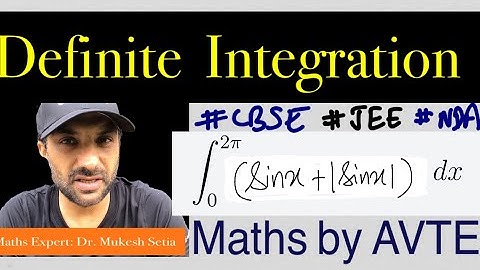 Definite Integration class 12 | 0 to 2pi (sinx + |sinx| ) | super trick | exams 2021 | maths by AVTE