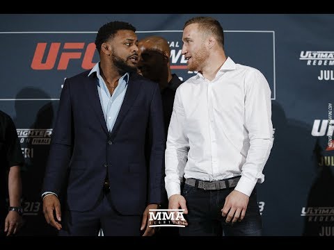 TUF 25 Finale: Michael Johson vs. Justin Gaethje Staredown - MMA Fighting