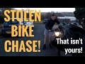 Biker Chases and Confronts Bike Thief!