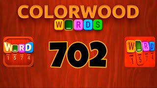 COLORWOOD WORDS Cryptogram level 702