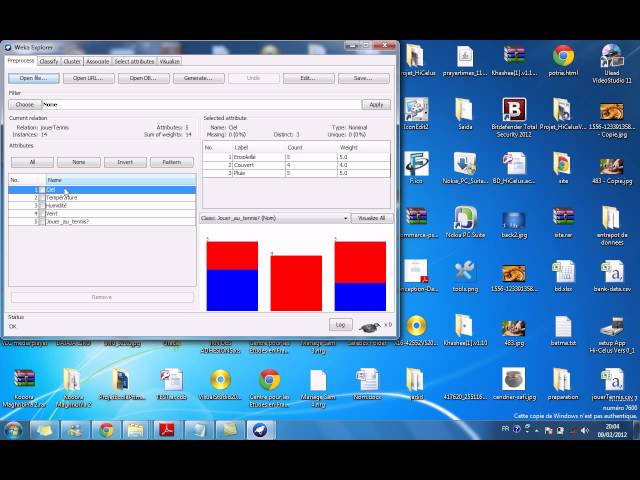 Demo Utilisation Weka Algorithme ID3