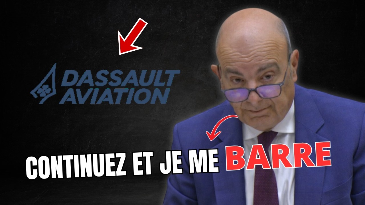 Dassault MENACE de se BARRER !