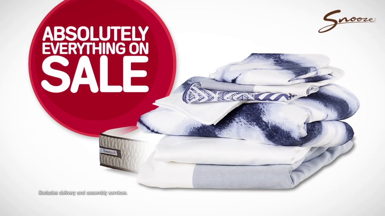 Snooze Stocktake Sale On Now! YouTube