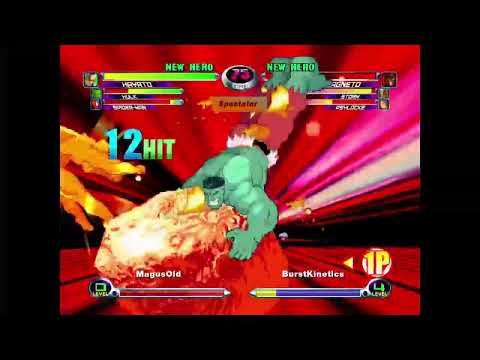 MvC2: MagusOld - Spiderman Hulk Hayato THC 85% Assist Punish .:5.10.22:.