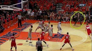 John Groce on the Floor vs. Wisconsin