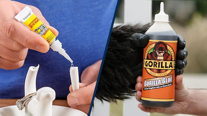What's the difference between gorilla glue vs super glue