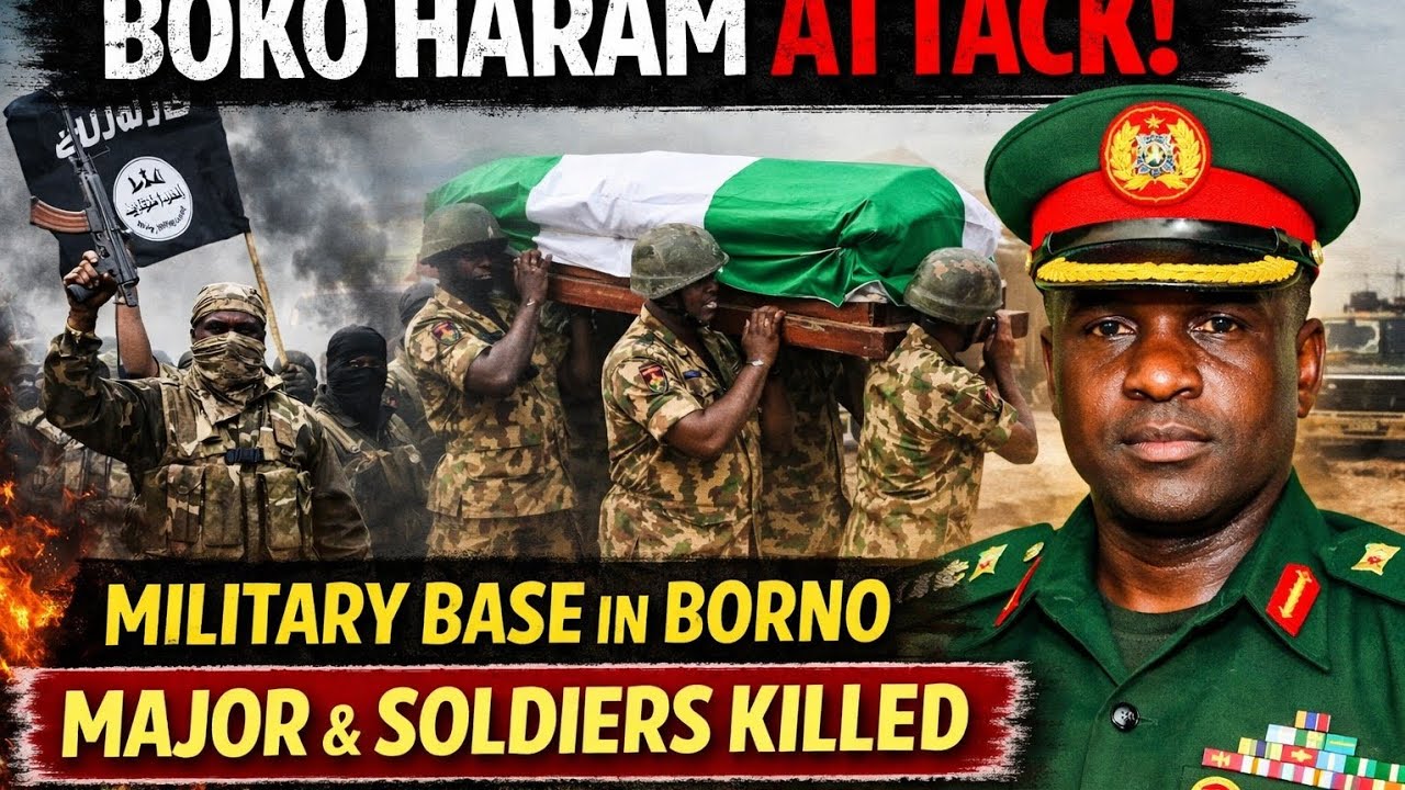 JUST IN ‼️Boko Haram Attacks Borno Military Base: Army Major and Several Soldiers Killed