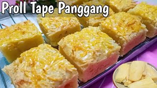 Proll Tape Keju Panggang, Manis Legit Lembut Tanpa Pengembang