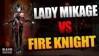 Raid Shadow Legends Fire Knight Stage 10 Hard with Lady Mikage