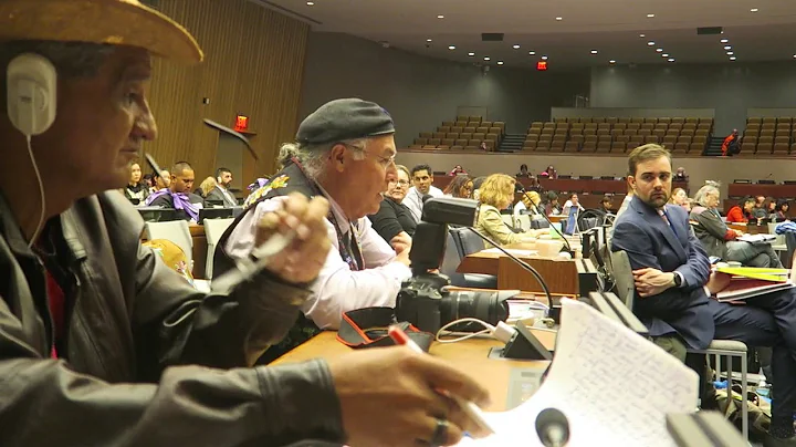President Chartier speaks at the UN PFII April 16,...