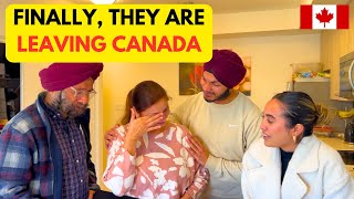 They are LEAVING CANADA.....