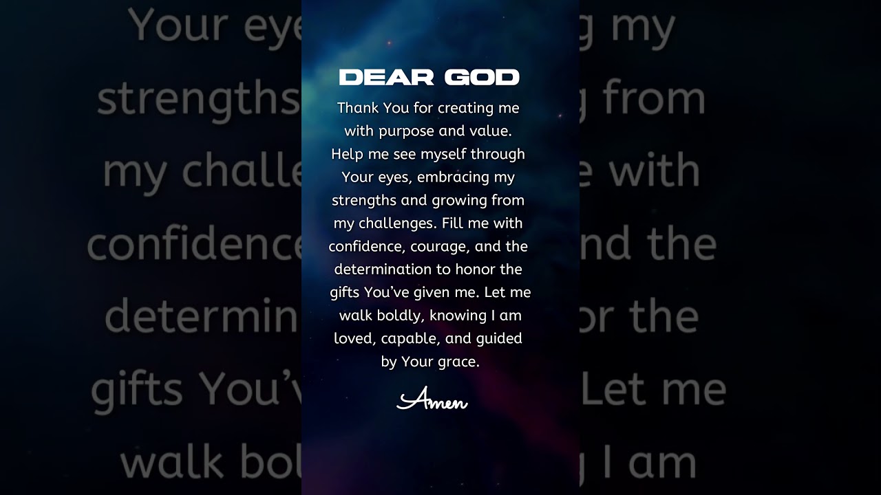 Prayer for Self Worth – Confidence, Courage, and Inner Strength – Short Empowering Prayer