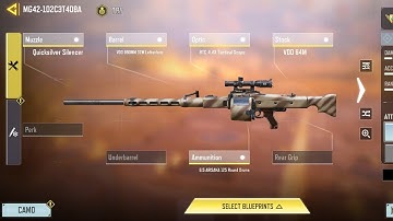 MG42 SNIPER Attachment Testing (No Recoil). - CODM