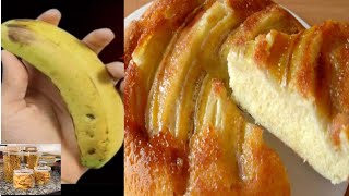 No OVEN baking | Banana Cake recipe | Healthy low calorie recipes | Money savings bread recipe