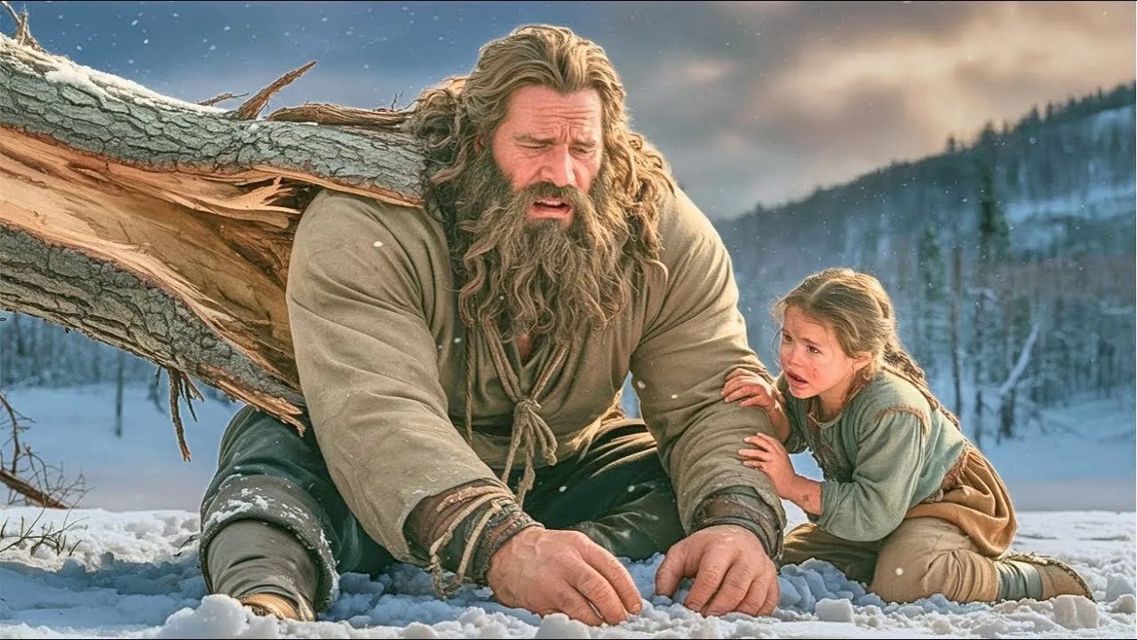 Der Bergmann lag unter einem Baum fest – bis ein kleines Mädchen herbeieilte, um ihn zu retten