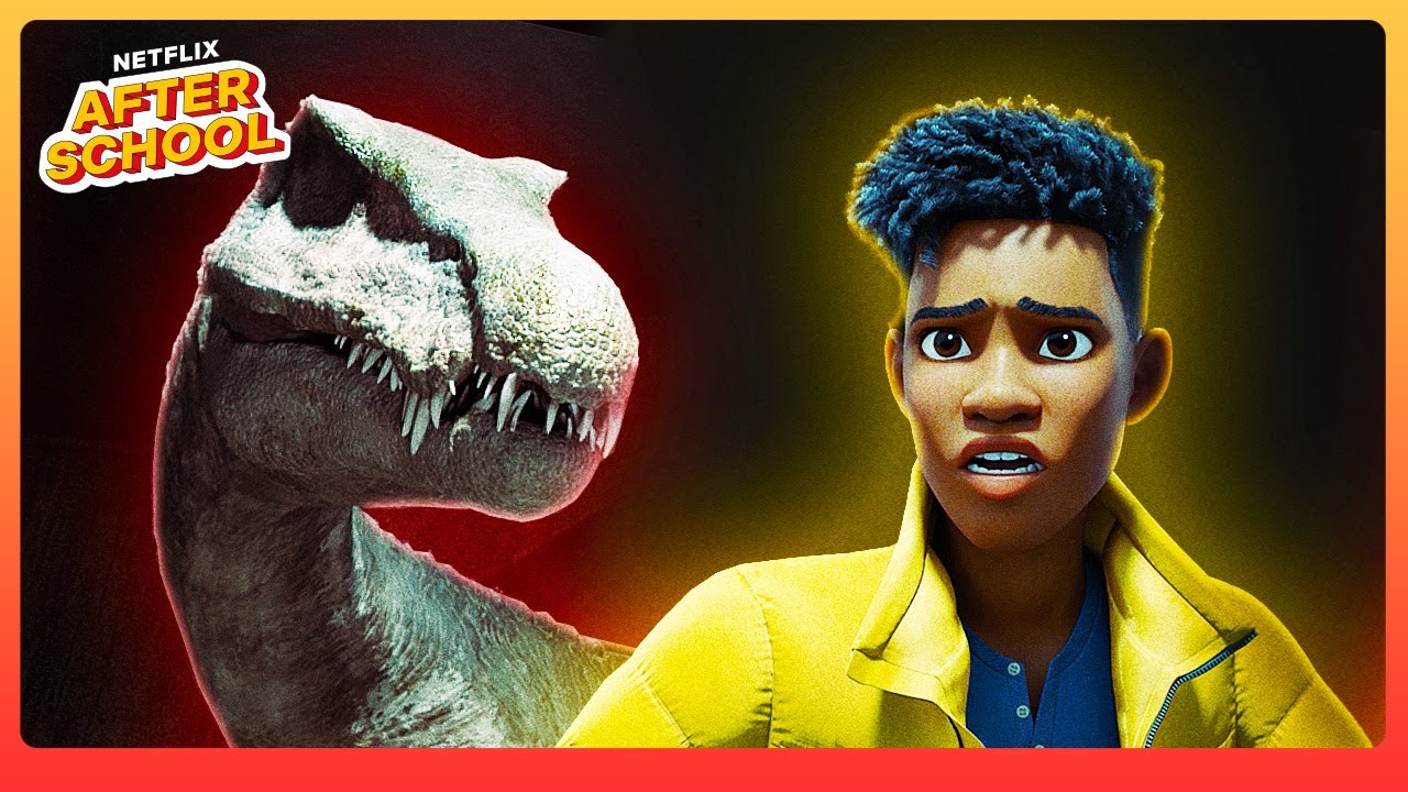 Trapped with a Leucistic Baryonyx! | Jurassic World: Chaos Theory | Netflix Family