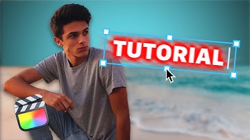 How to make glowing titles • Brent Rivera • Final Cut Pro Tutorial