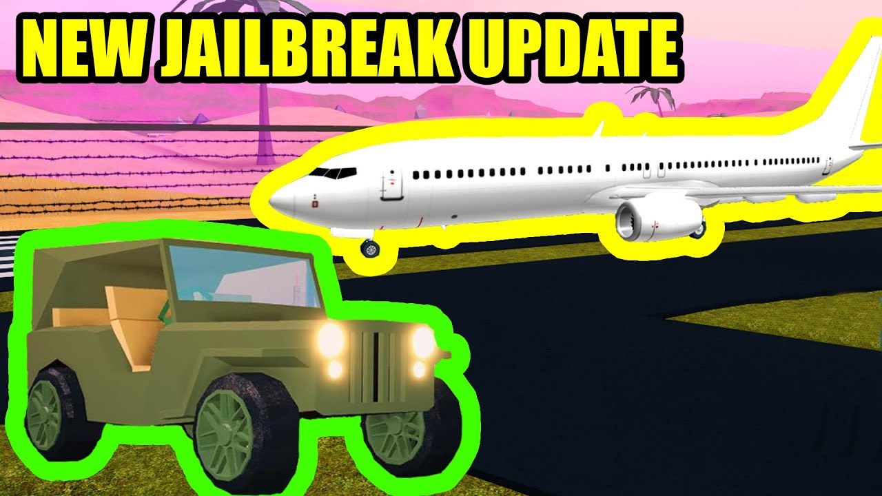 New Escape Military Jeep And Planes Coming To Jailbreak Roblox Jailbreak Update Youtube - jailbreak airplanes coming today roblox jailbreak new update