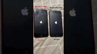 iPhone 8 Plus 64 gb Ios 16.3.1 против IPhone 📱 8 Plus 256 gb iOS 16.7.8# запуск 🚀