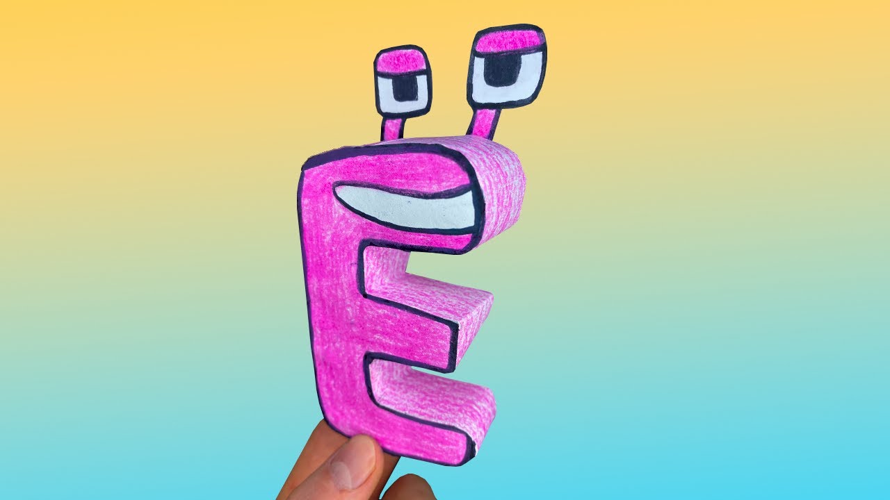 Paper Ralr Paper Craft | Russian Alphabet Lore Ё | RALR | Alphabet Lore - YouTube