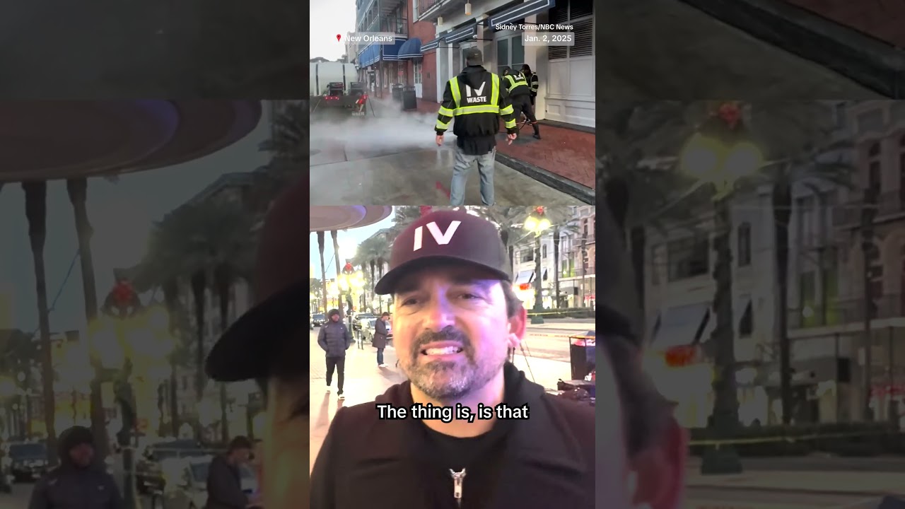 Crews clean Bourbon Street following fatal terror attack Crews clean Bourbon Street following fatal terror attack
