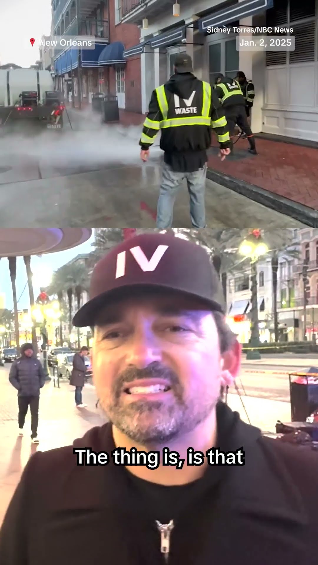 Crews clean Bourbon Street following fatal terror attack