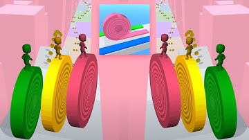 🚥 Layers Roll - gameplay Levels 1-3 (iOS,Android)