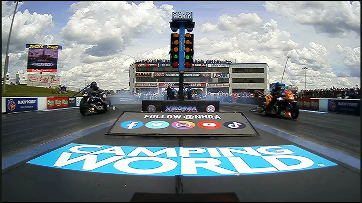 John Toth, Tii Tharpe, Top Fuel Harley Motorcycle,...