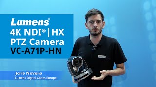 IBC2022: Lumens VC-A71P-HN 4K NDI|HX PTZ Camera | Lumens ProAV