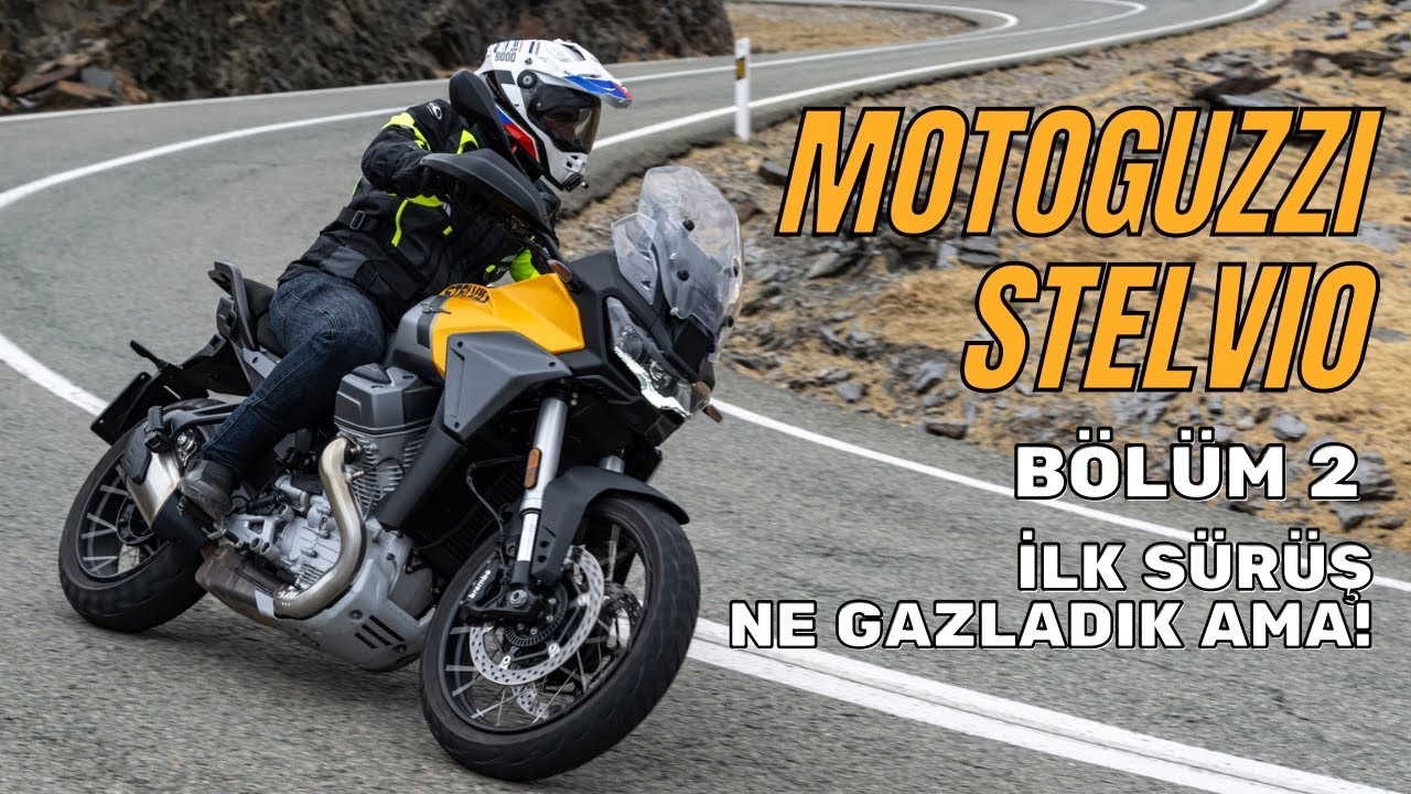 Moto Guzzi Stelvio, firkete viraj dönüş, gazlama, sohbet, hepsi burada, Bölüm 2